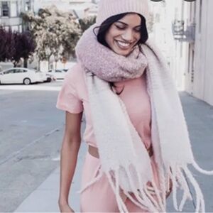 Anthropologie Mersea Cozy Wrap Blanket Scarf